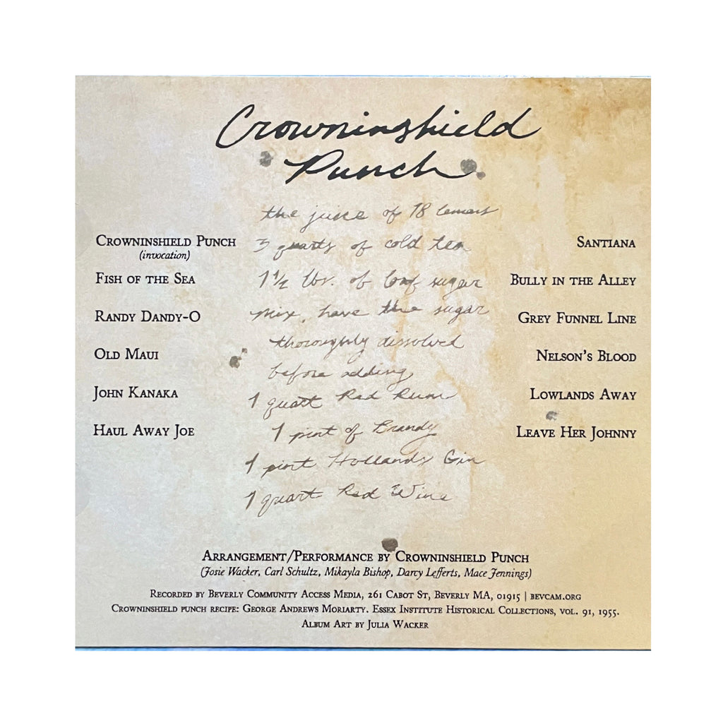 Crowninshield Punch CD